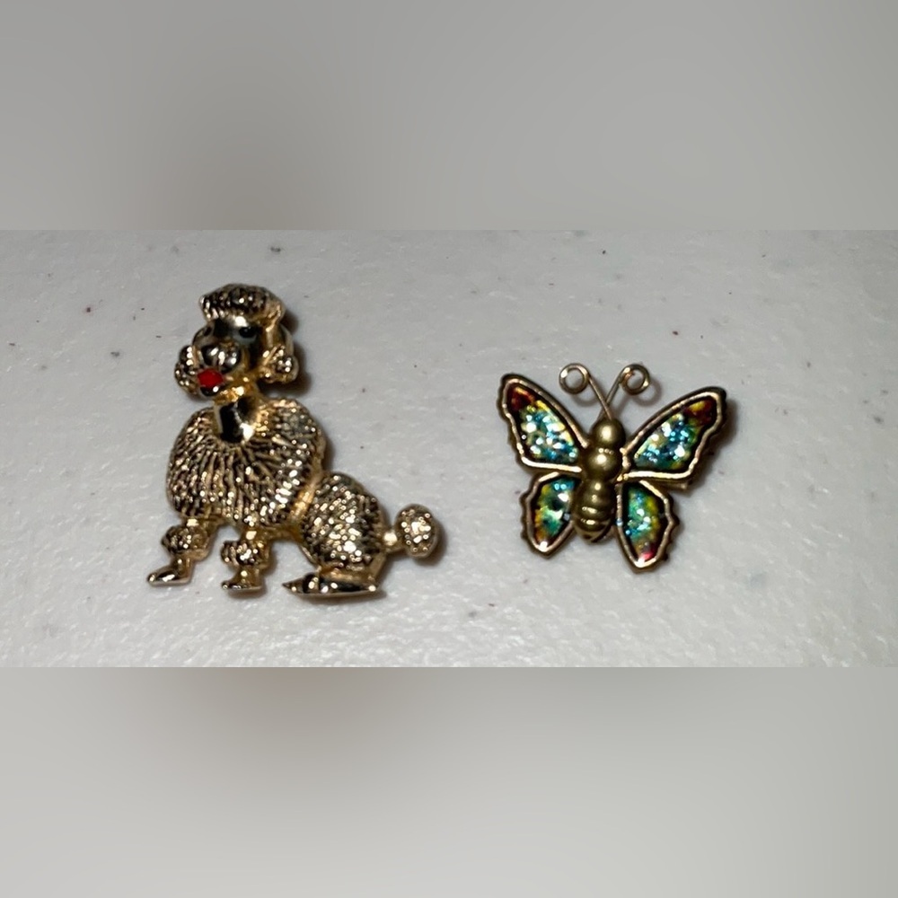 Pair of Mini Brooches - Picture 1 of 9